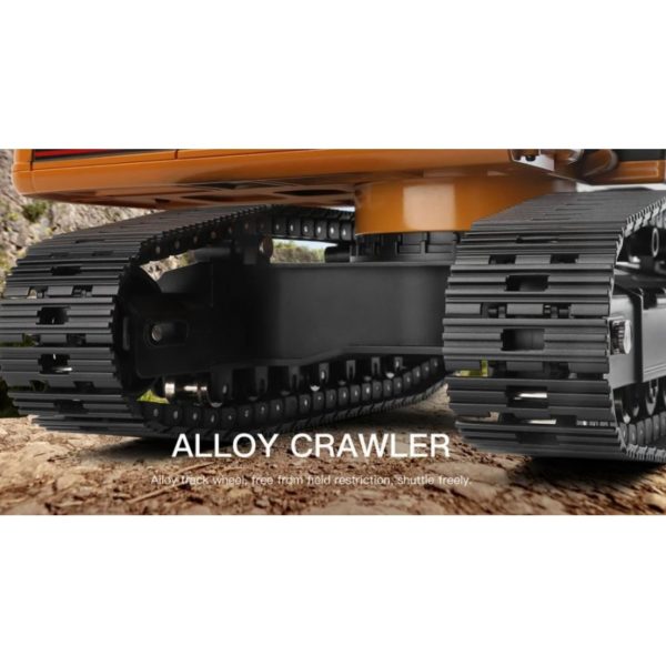 RC PROFI VALE MT pásový bagr 1:16 RTR otoč 360, 23 kanálů, zvuk, kouř, LED - Image 4