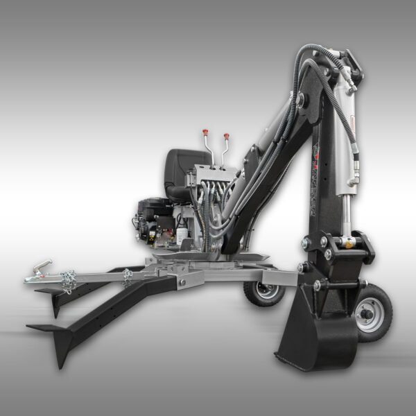 Mini rypadlo Jansen MB-360°, benzínový motor, chodové rypadlo, otáčecí kroužek 360° - Image 7