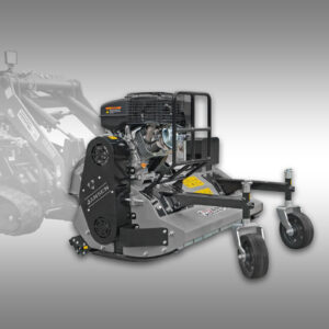 Čelní benzinový mulčovač sekačka Jansen BMM-100, kladivkový mini mulčovač